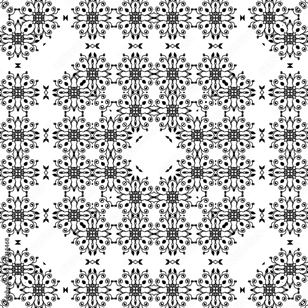 Poster abstract vector seamless pattern.
