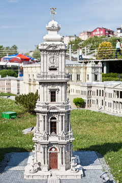 Miniaturk park in Istanbul, Turkey