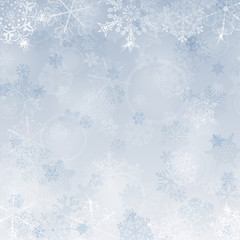 Christmas background with snowflakes
