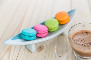 Colorful macaroons.