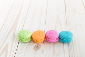 Colorful macaroons.