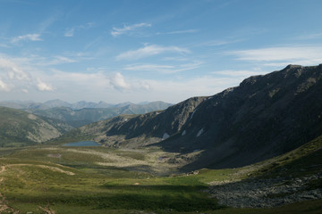 mountain lake in Altai