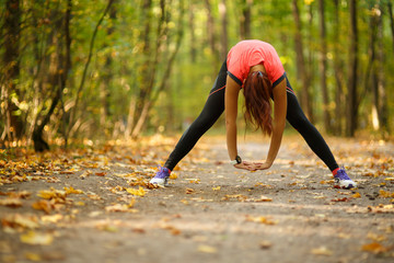 woman doing stretching exercise