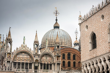 Cathedral of San Marco, Venice, Italy. Roof architecture details - 92318657