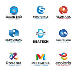 Glossy Creative Letters Design  Illustration