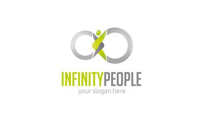 Fototapeta premium Infinity People Logo
