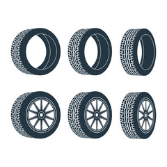 Obraz premium rubber wheel tire rim drive car
