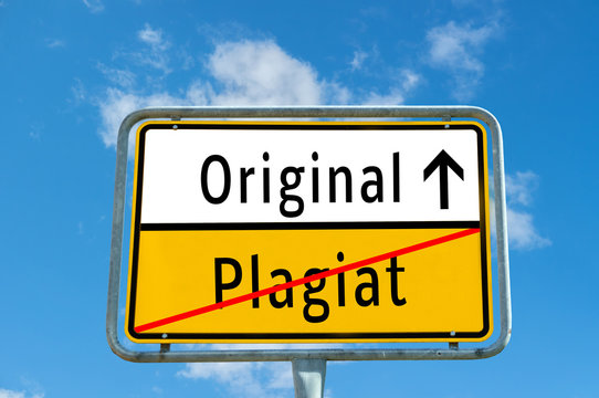 Ortstafel Original/Plagiat
