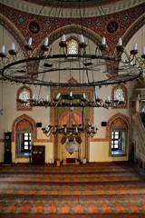 Interior Kursunlu Mosque, Eskisehir Turkey