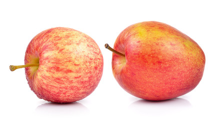 apples on white background