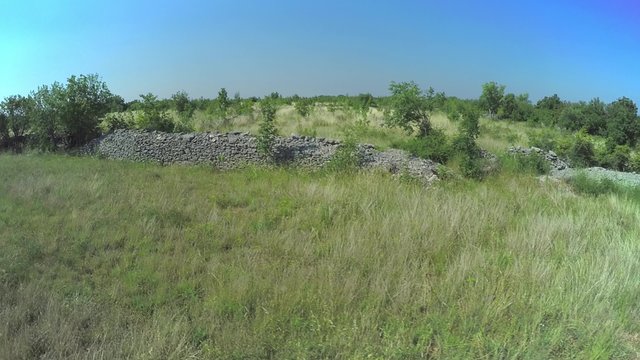 Dalmatian hinterland, aerial shot