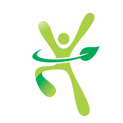 wellness,logo, people, health, nature, education abstract life