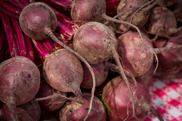Local beets at a Farmers Market