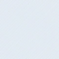 Seamless subtle blue and white op art diagonal slim lines pattern vector