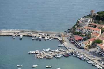 Fototapeta na wymiar Marina di Campo- Elba island