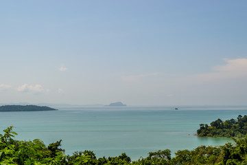 Viewpoint Andaman sea of Paklok, Phuket in Thailand