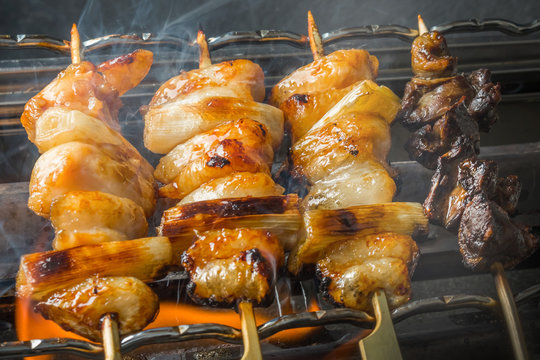 やきとり YAKITORI Japanese chicken barbecue