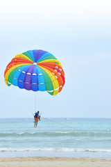 Parasailing at Patong, Phuket, Thailand