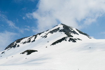 Fototapeta na wymiar Ski round trip at Tateyama Kurobe Alpine Route, Japan destination travel