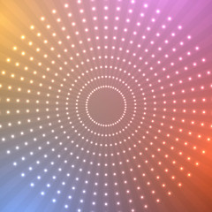 Abstract neon illustration - color background