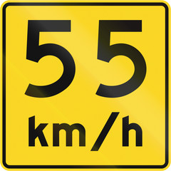 Speed Limit 55 Kmh In Canada