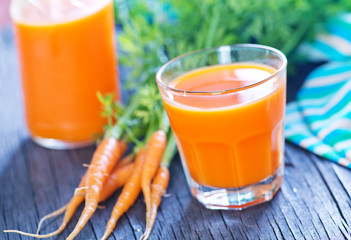 fresh carrot juice