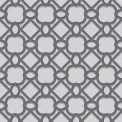 Abstract seamless patterns in Islamic style.