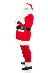 Santa Claus with folded arms