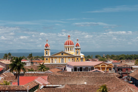 Granada, Nicaragua. View from La Merced Church