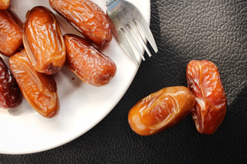 Dried date palm