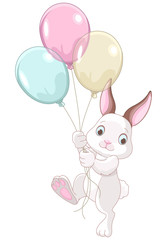 Obraz na płótnie Canvas Birthday Bunny