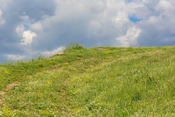 Obraz na płótnie Canvas Hill with grass