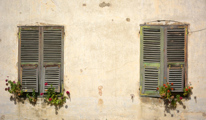 Fototapeta na wymiar Façade corse