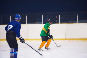 Obraz premium ice hockey sport players