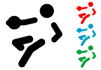 Pictograma baloncesto varios colores