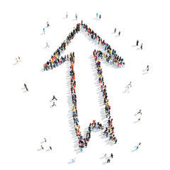 people  shape  arrow  cartoon