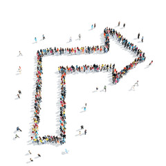 people  shape  arrow  cartoon