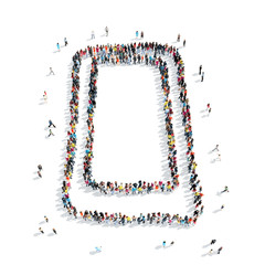 group  people  shape  smartphone