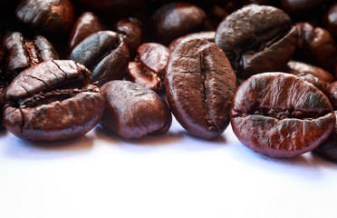 Coffee beans background
