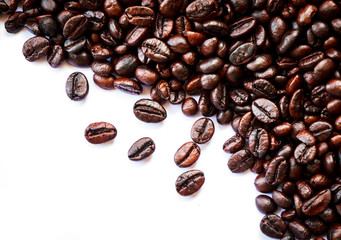Coffee beans background
