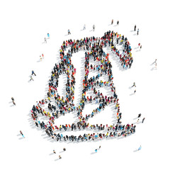 people shape  oil rig