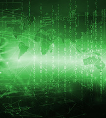 Technology background, from series best concept of global