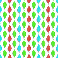 seamless leaf pattern