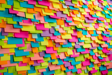 Many of colorful stickers background