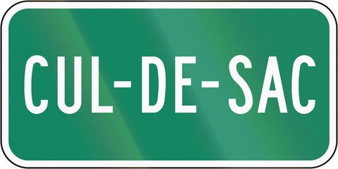 Cul-De-Sac in Canada