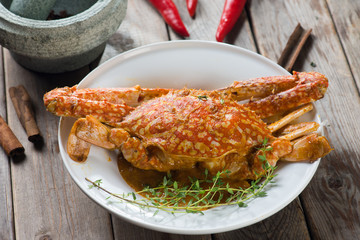 malaysian style spicy crab