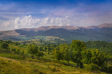 Fototapeta na wymiar Beautiful Landscape - Carpathian Mountains