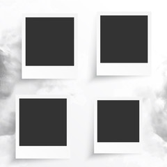 Vector white frames. 