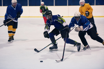 Naklejka premium ice hockey sport players