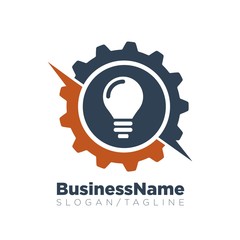 Idea vector logo icon